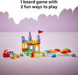LEGO DUPLO Hopsys Castle Game Building Toy for Pretend Play Learning Education Play Set for Boys Girls Ages 3 Toddlers Learn Skills Through Play Gift Idea for Family Game Night 10450