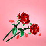 LEGO Roses Building Toy for Kids Girls Boys Ages 8 Artificial Fake Roses for Home Decor Display Gift Idea for Plant Flower Lovers 40460