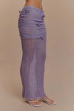 Orianna Orchid Knit Maxi Skirt Orchid