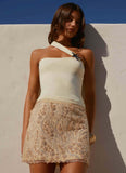 Sea Spray Strap Top Yellow