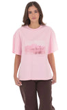LA Graphic T Shirt in Pink