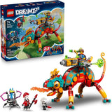 LEGO DREAMZzz Mateos Fire Chameleon Building Toy Pretend Play Set for Kids Ages 7 Storytelling Toy for Boys Girls 2 Construction Modes for Pretend Play Gift Idea for Birthdays 71492