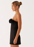 Patsie Strapless Mini Dress Black