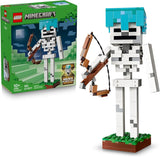LEGO Minecraft The Skeleton 21594 Building Toys for Boys Girls Ages 10 Display for Bedroom 502 pieces Gift for Gamers