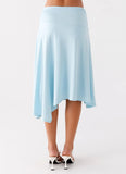Brisa Midi Skirt Turquoise