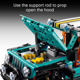 LEGO Technic Jeep Wrangler Rubicon SUV Building Toy for Boys Girls Ages 10 Model Car Kit with Detailed Features Display Set for Bedroom Decor Gift for Birthdays 42227