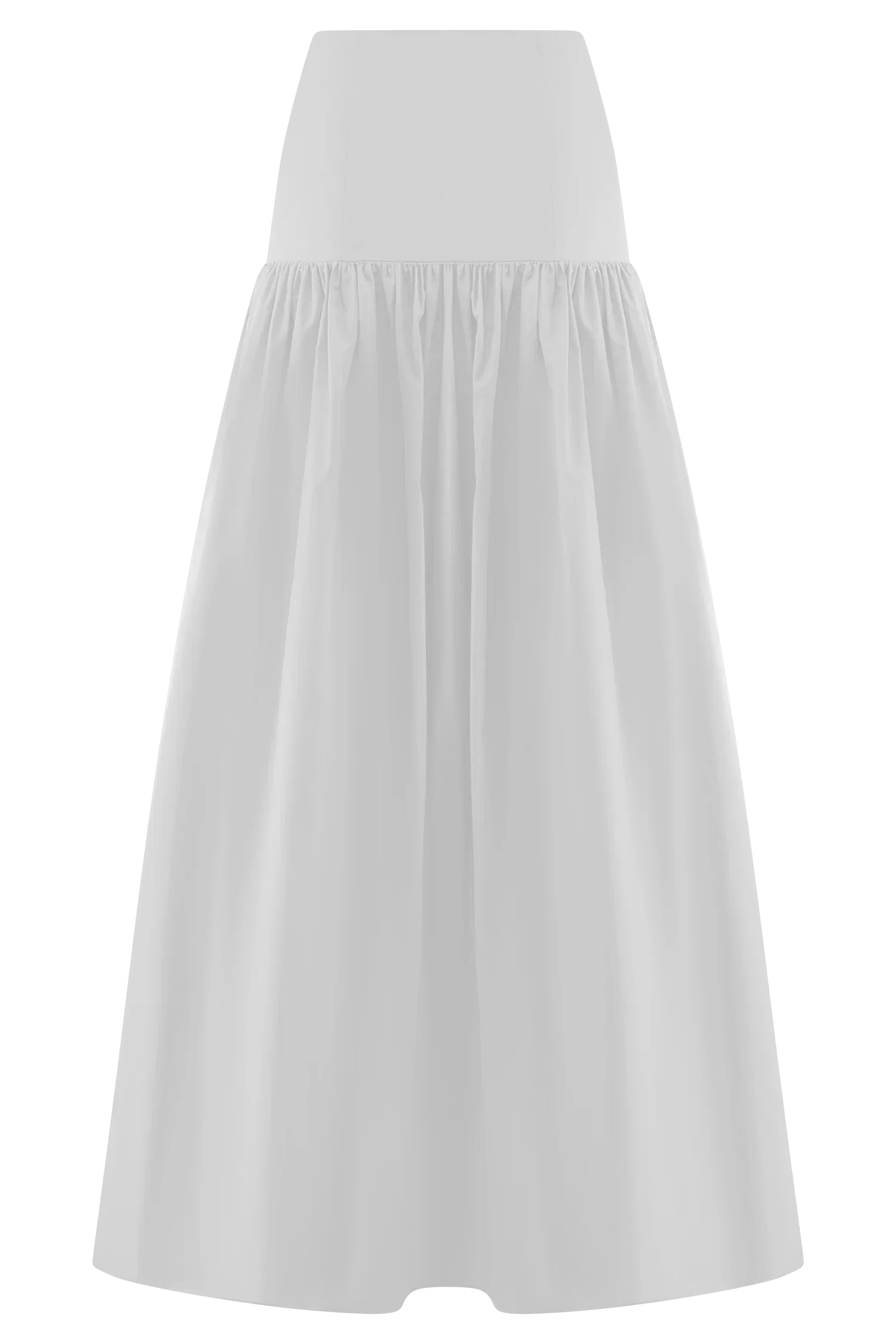 Autumn Maxi Skirt White
