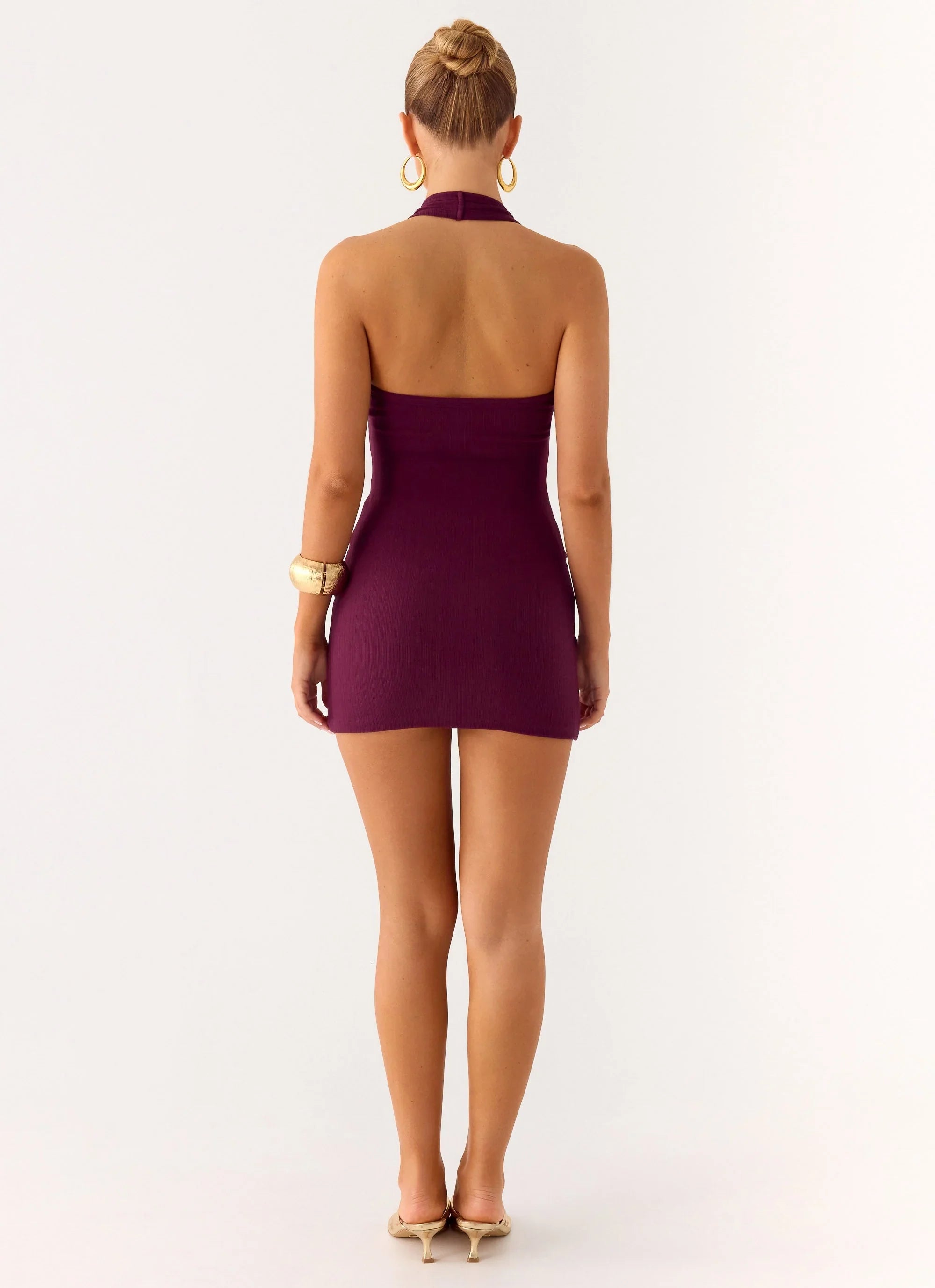 Vedetta Mini Dress Plum
