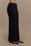 Kyle Knit Maxi Skirt Black