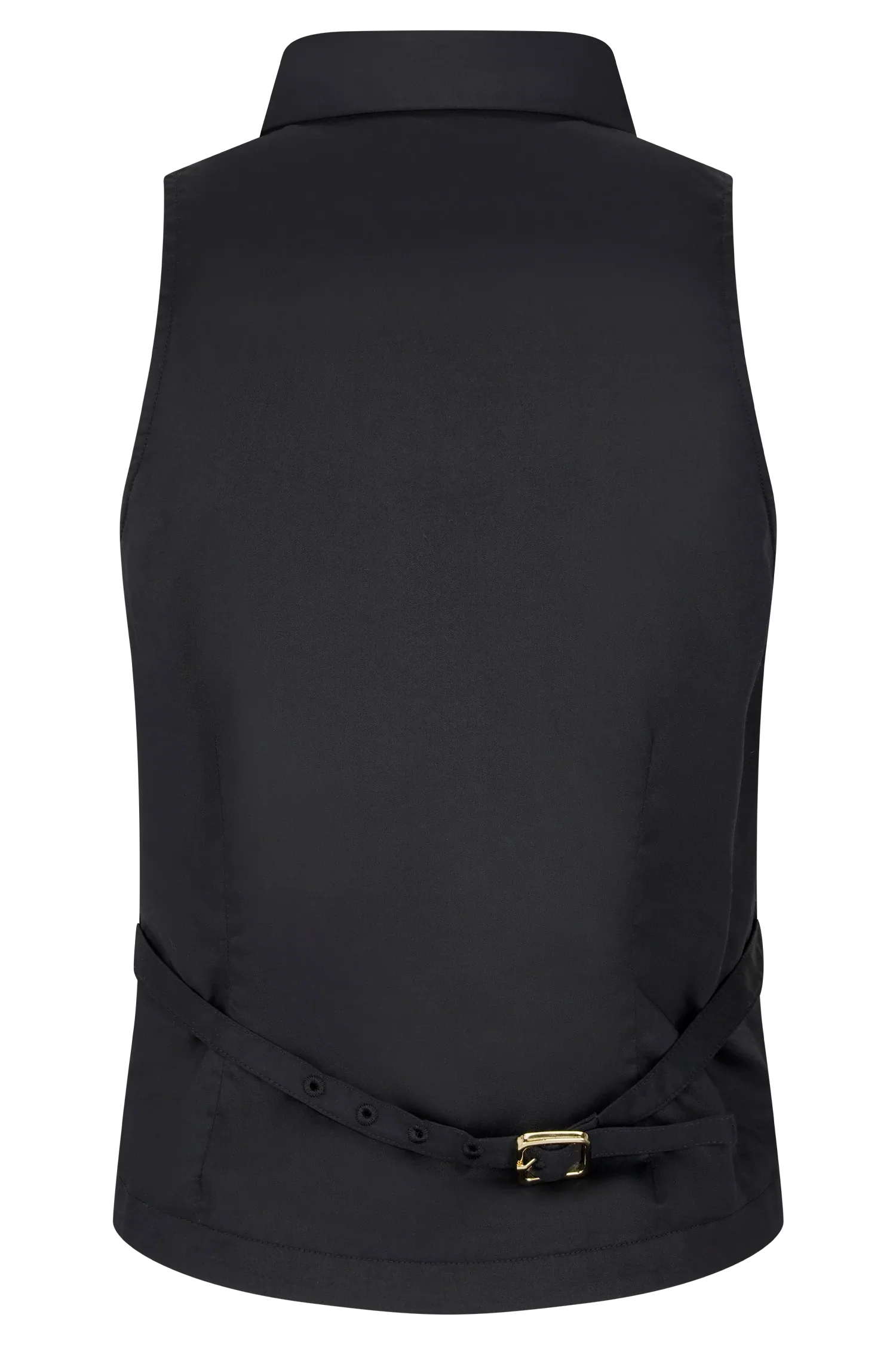 Selene Sleeveless Halter Shirt Black