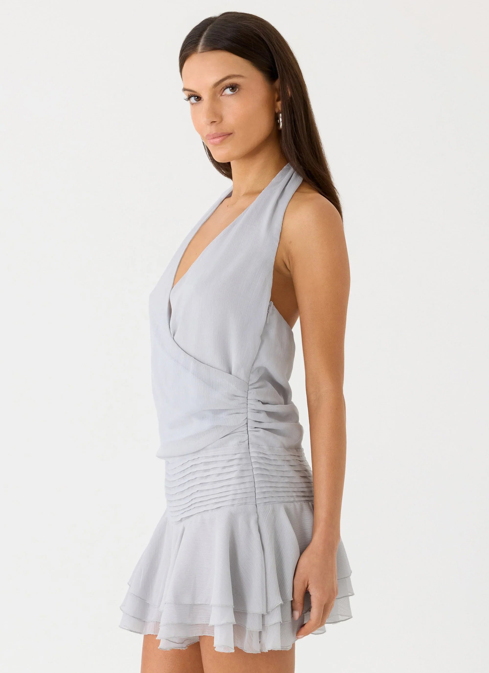 Mura Mini Dress Misty Blue