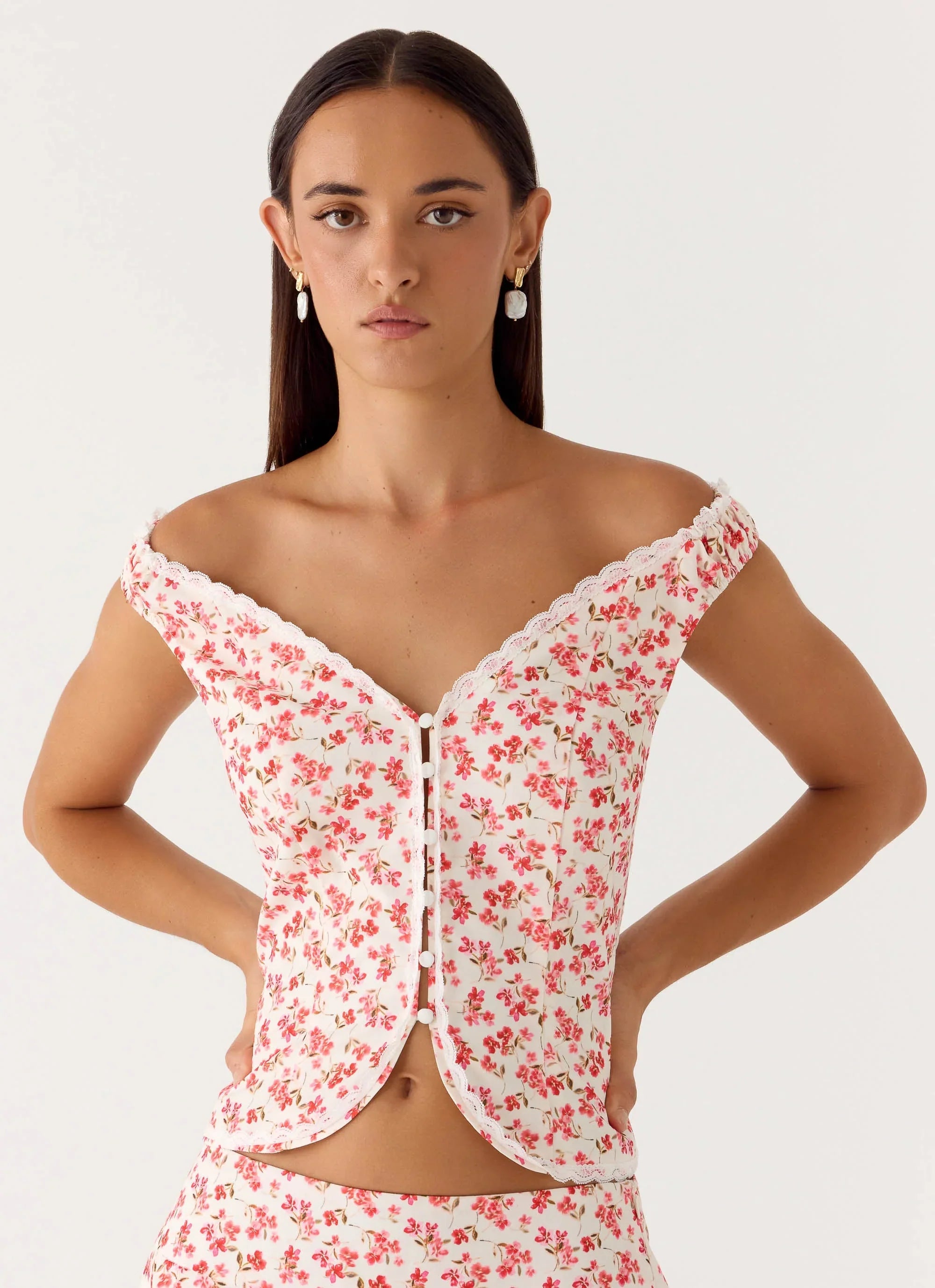 Anja Top Porcelain Rose