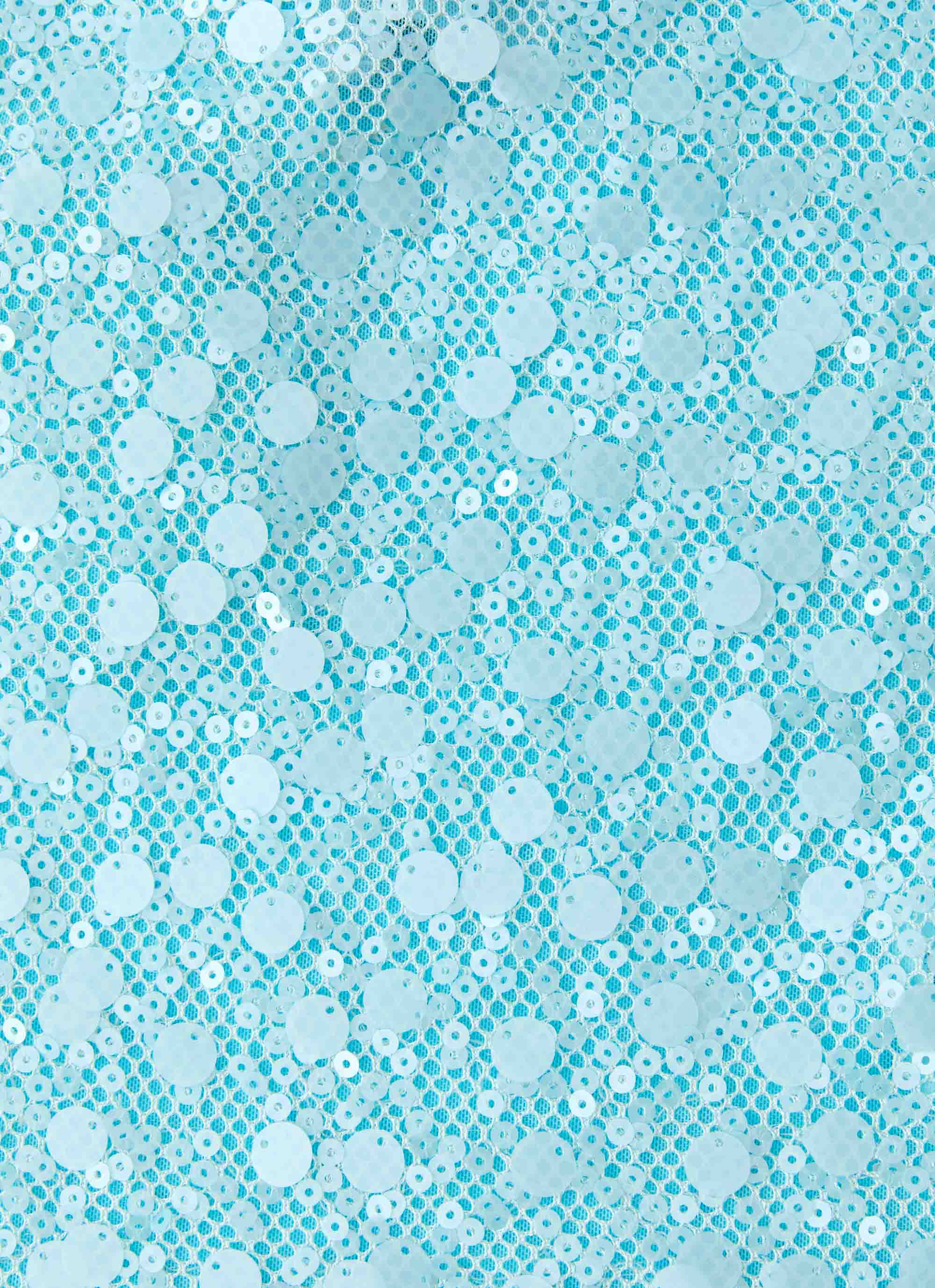 French Exit Sequin Top Blue
