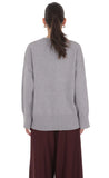 Oversized Knit Jumper in Gray