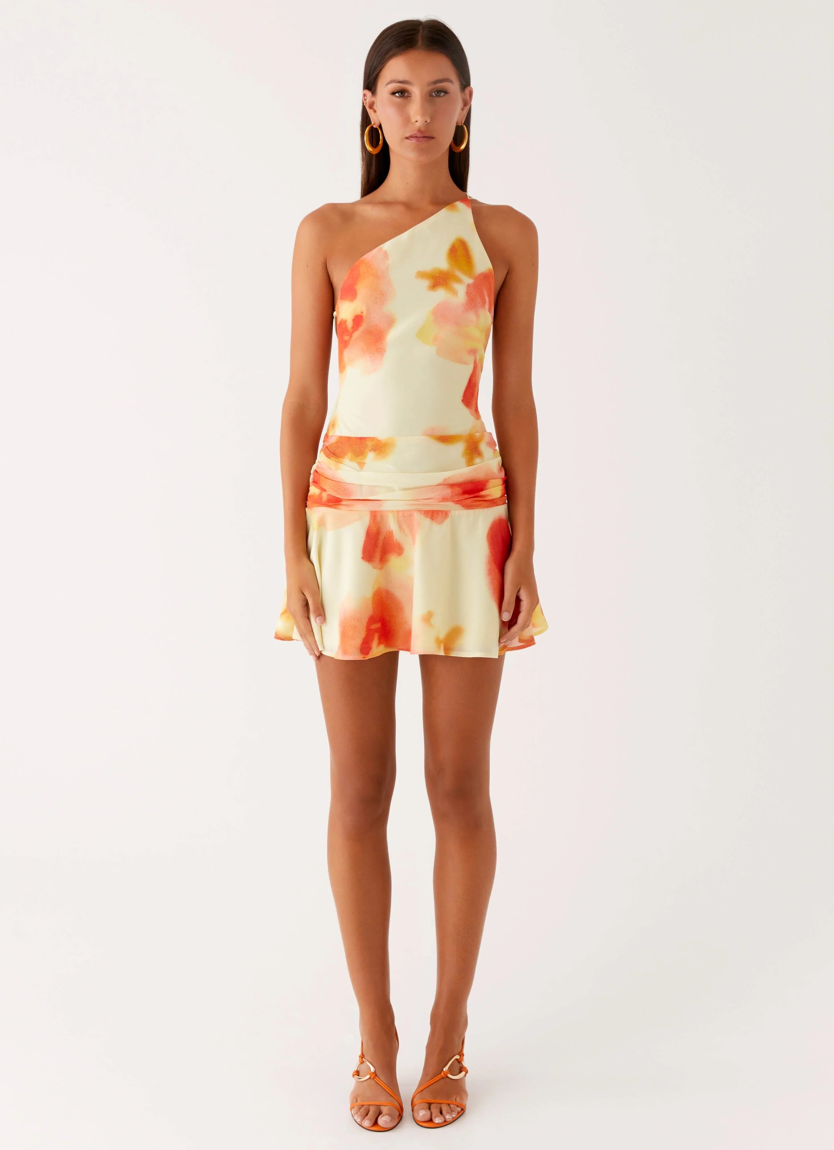 Meah Backless Mini Dress Mimosa Blossom