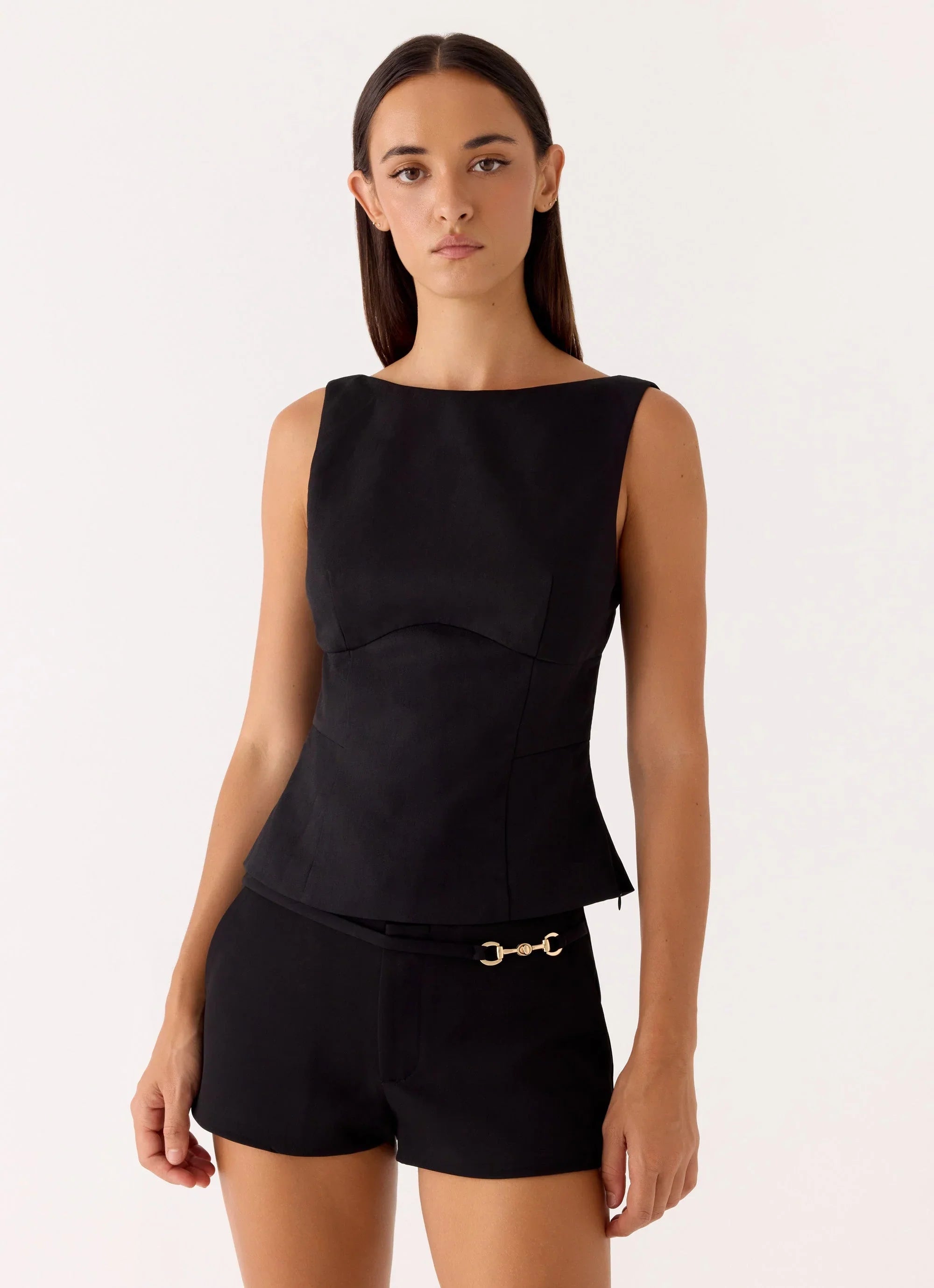 Lulita Belted Shorts Black
