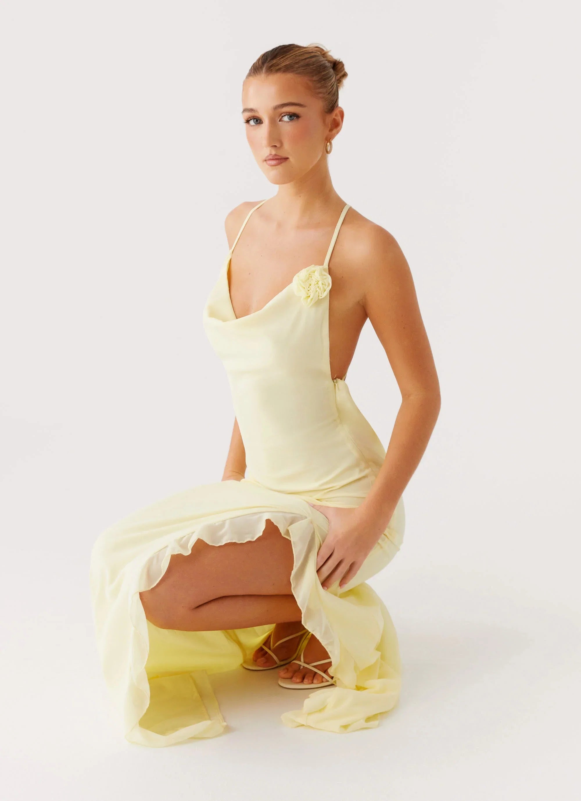 First Class Maxi Dress Yellow