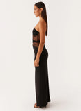 Karma Strapless Maxi Dress Black