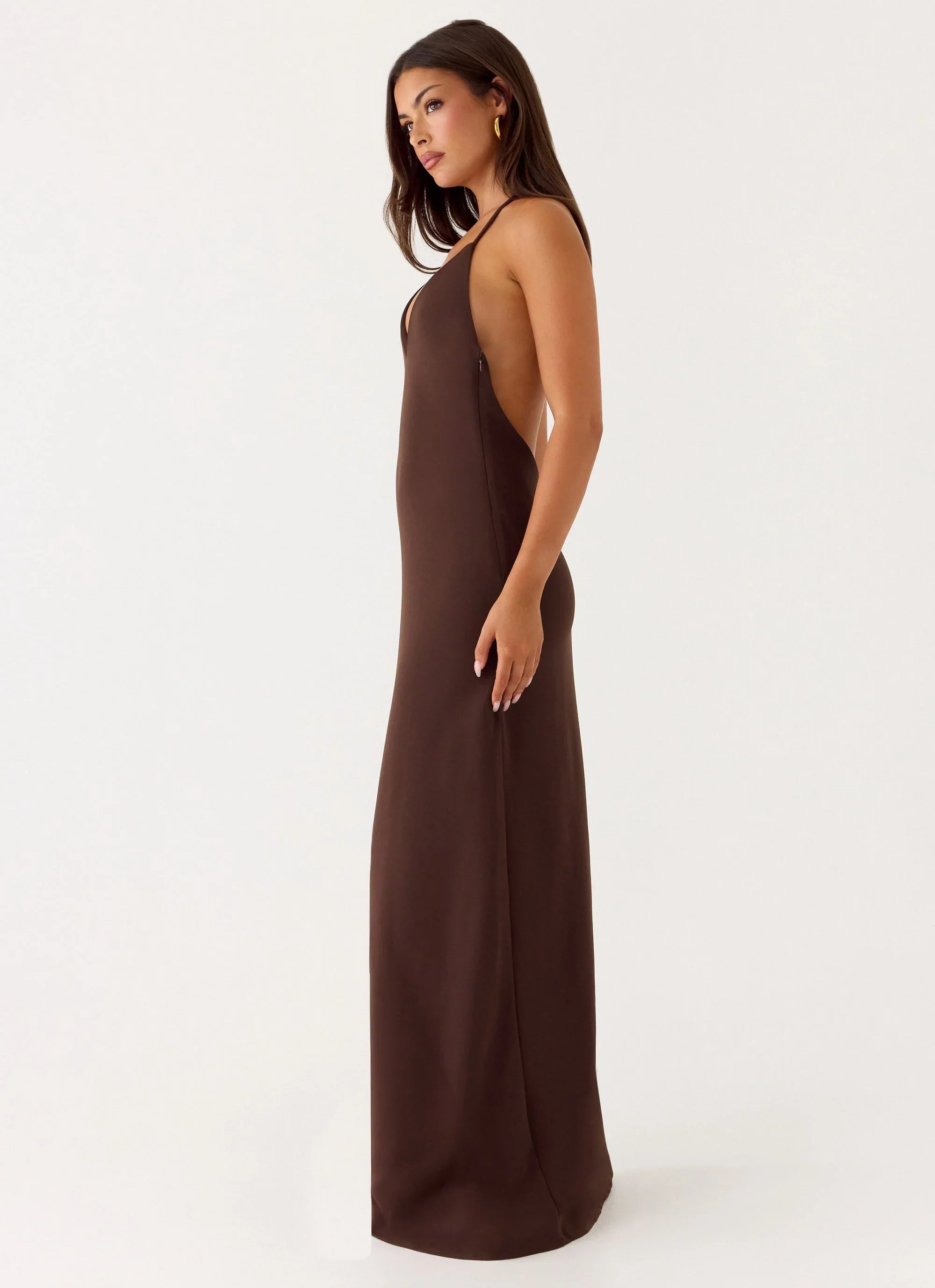 Endless Sunday Maxi Dress Chocolate