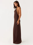 Endless Sunday Maxi Dress Chocolate