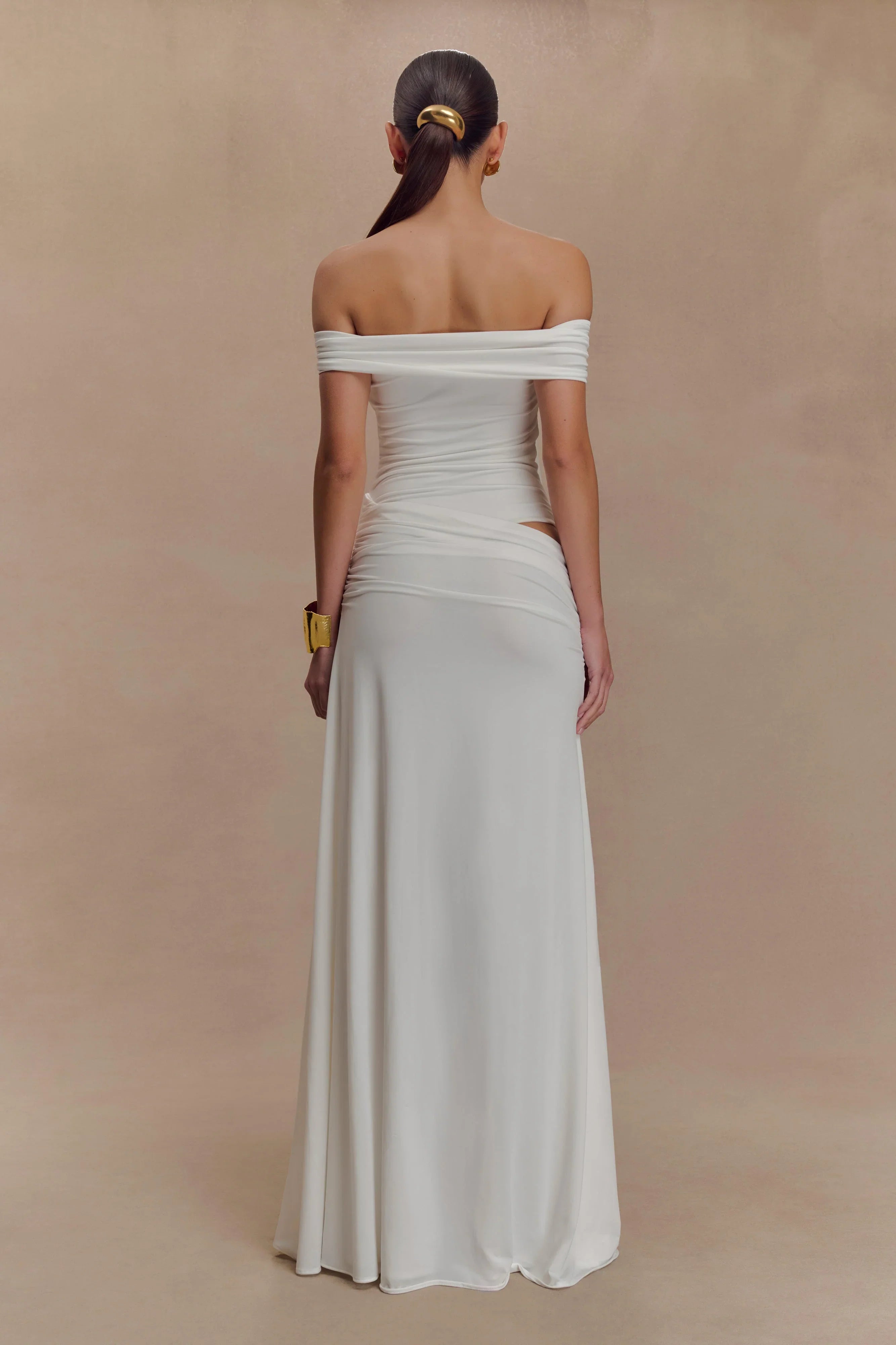 Oliver Slinky Maxi Dress White