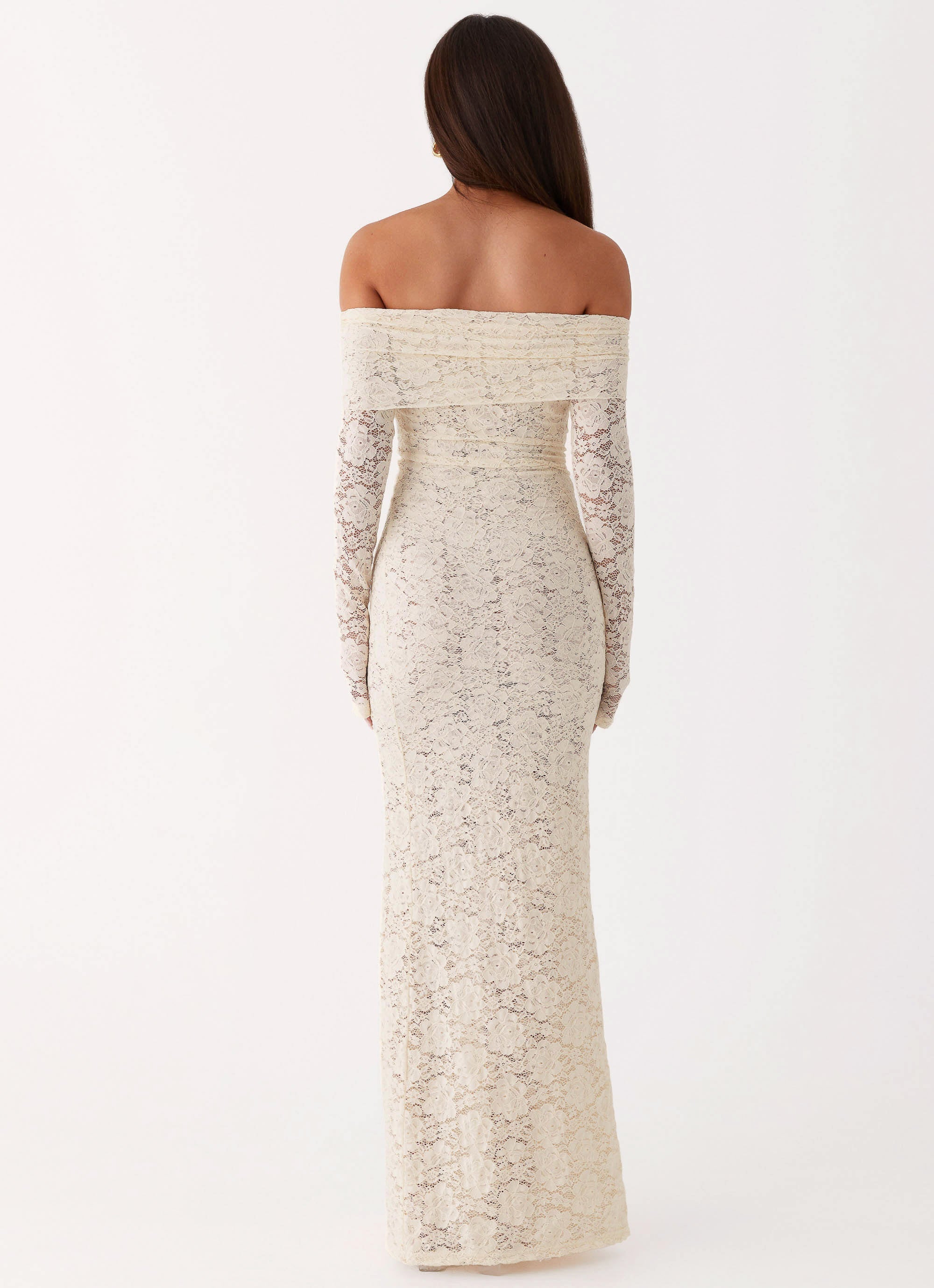 Yours Always Lace Maxi Dress Ivory