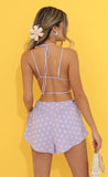 Chiffon Two Piece Set in Purple