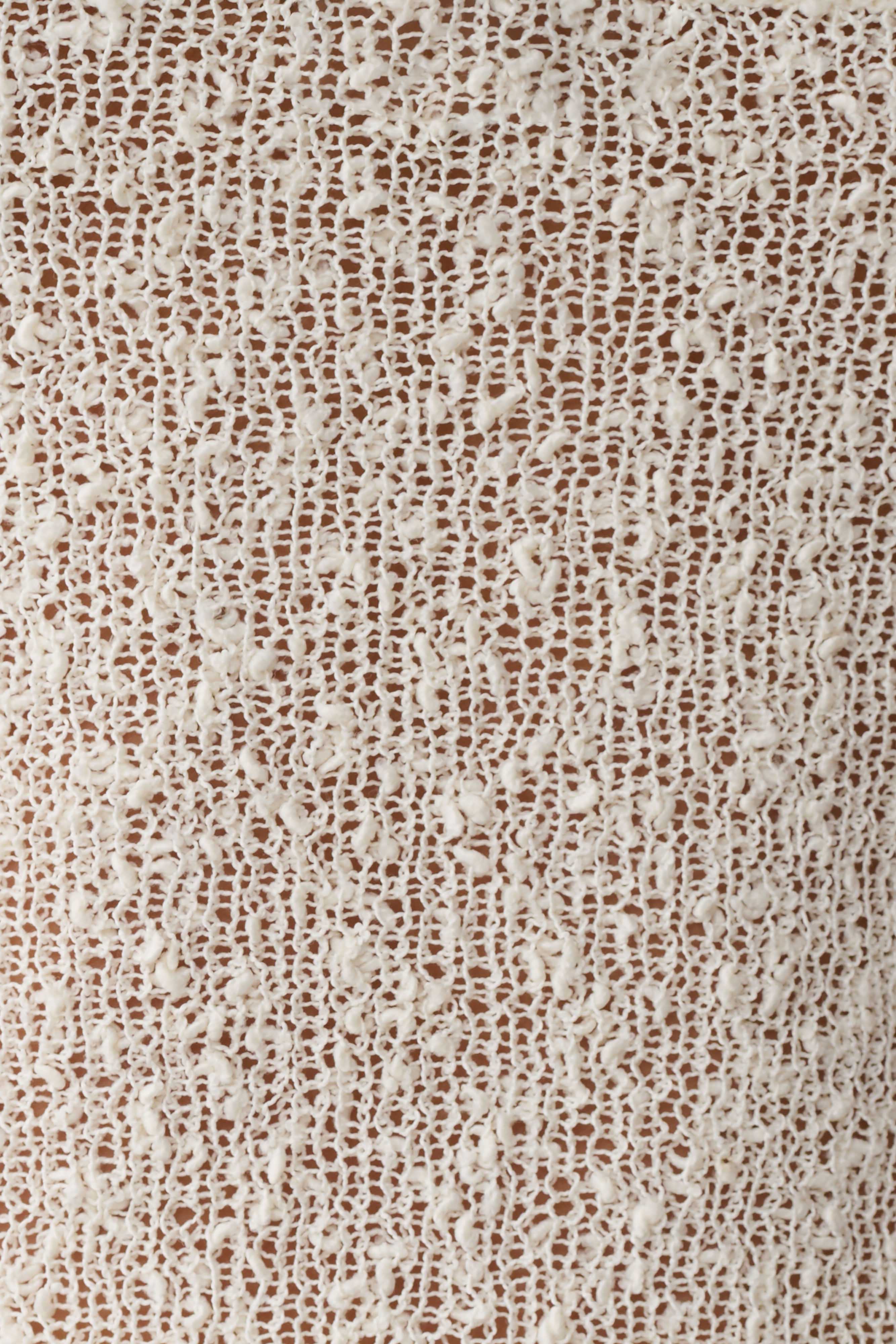 Mattais Boucle Knit Top Ivory
