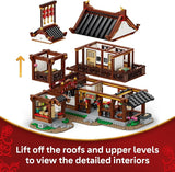 LEGO Chinese Festivals Ancient Moon Gazing Inn Building Toy for Boys Girls Ages 9 Spring Festival Decorations Craft Kit 80121