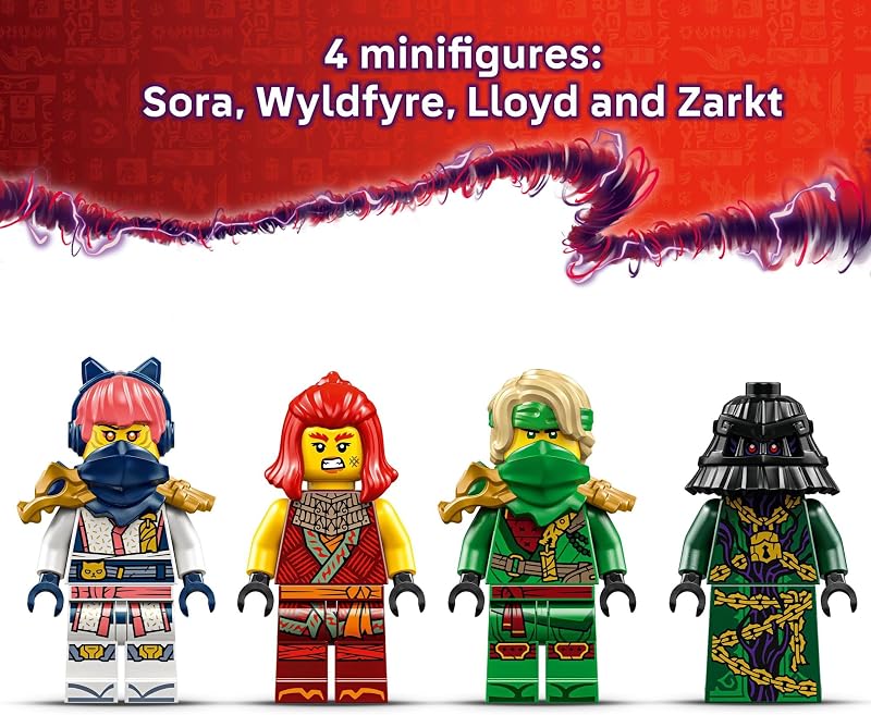 LEGO NINJAGO Rontu the Master Dragon Building Toy Dragons Rising Model Building Kit for Boys Girls Ages 7 Kids Toy W 4 Ninja Minifigures Dragon Figurine Gift Idea for Birthdays 71842