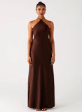 Tulama Maxi Dress Chocolate