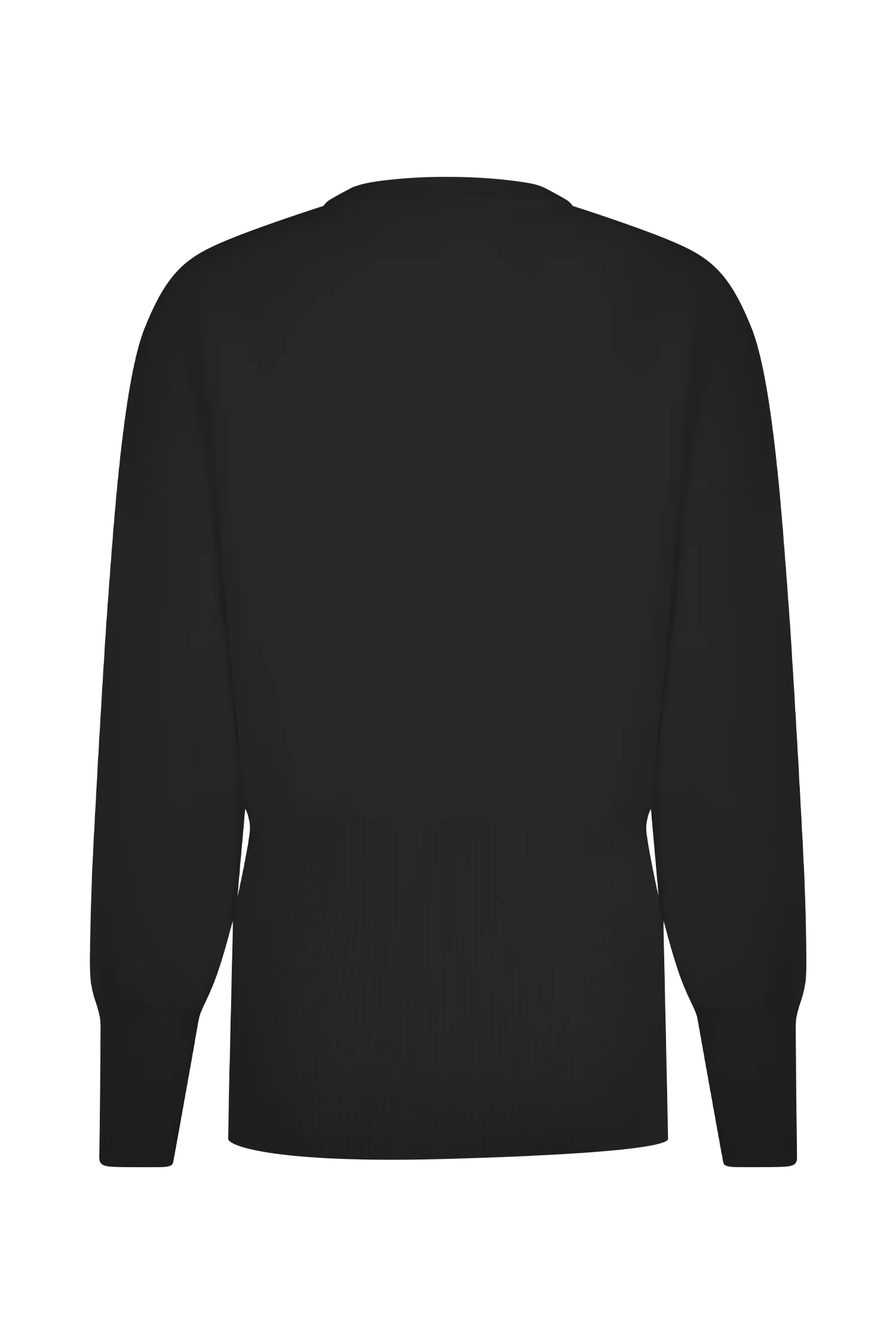 Alexia Buttoned Oversized Cardigan Black
