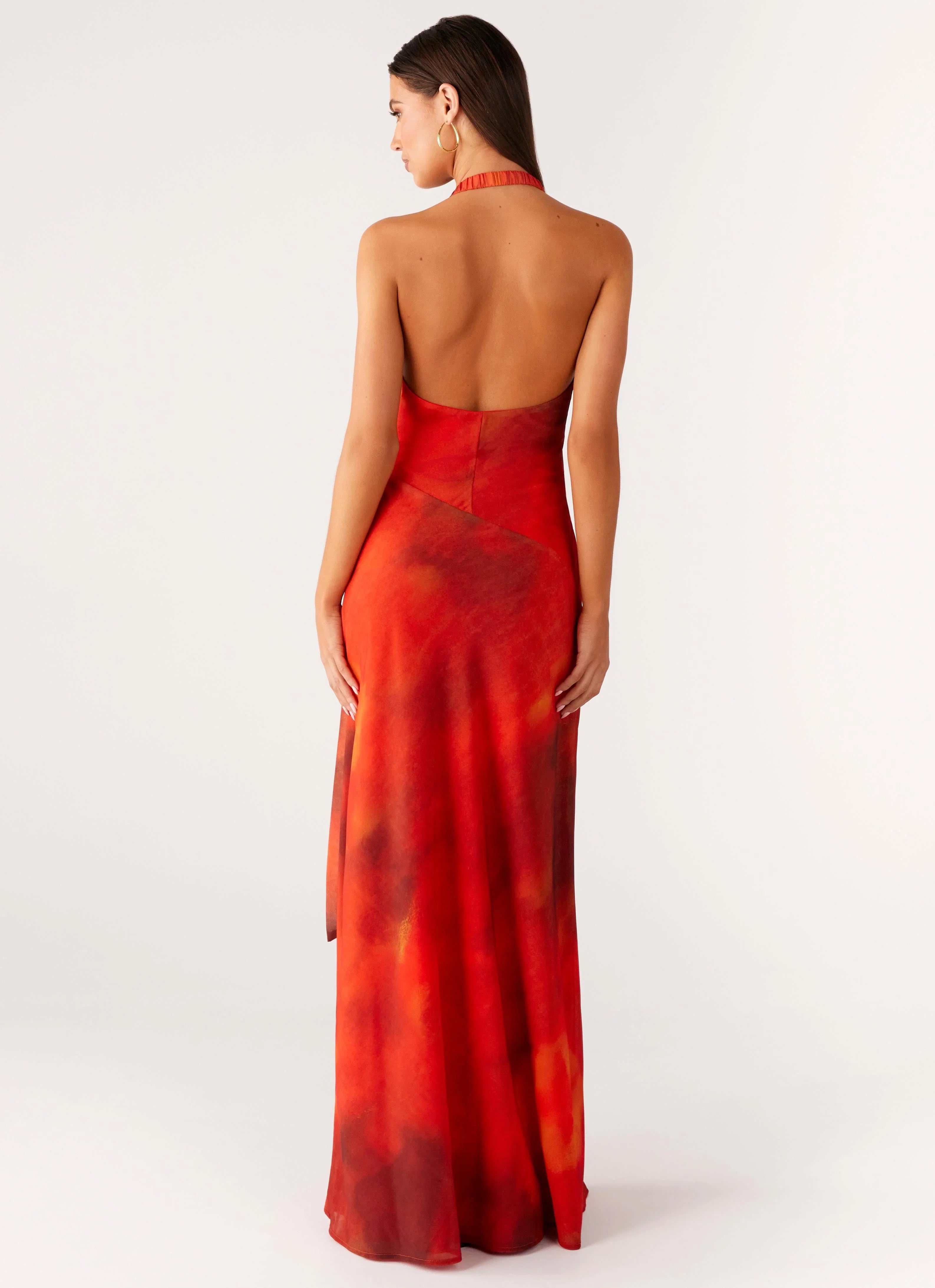 So Chic Maxi Dress Scarlet Blur