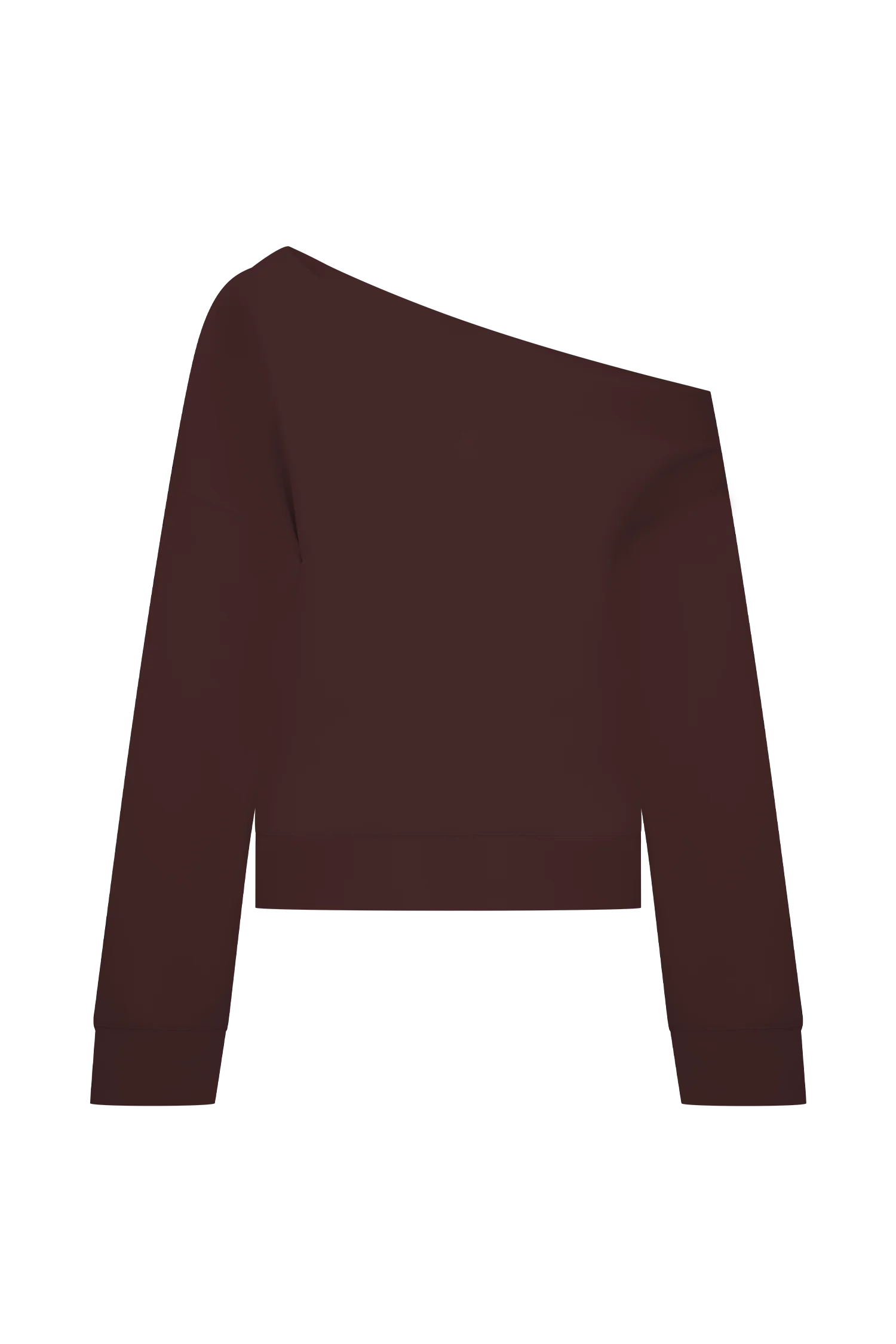 Aiden Slouchy Crew Jumper Chocolate