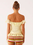 Miffy Mini Shorts Yellow Multi