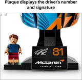 LEGO Editions McLaren MasterCard F1 Team Oscar Piastri Helmet Building Set for Teens Ages 14 F1 Bedroom Office or Shelf Decor for Fans Gift for Teenage Boys Girls 43017