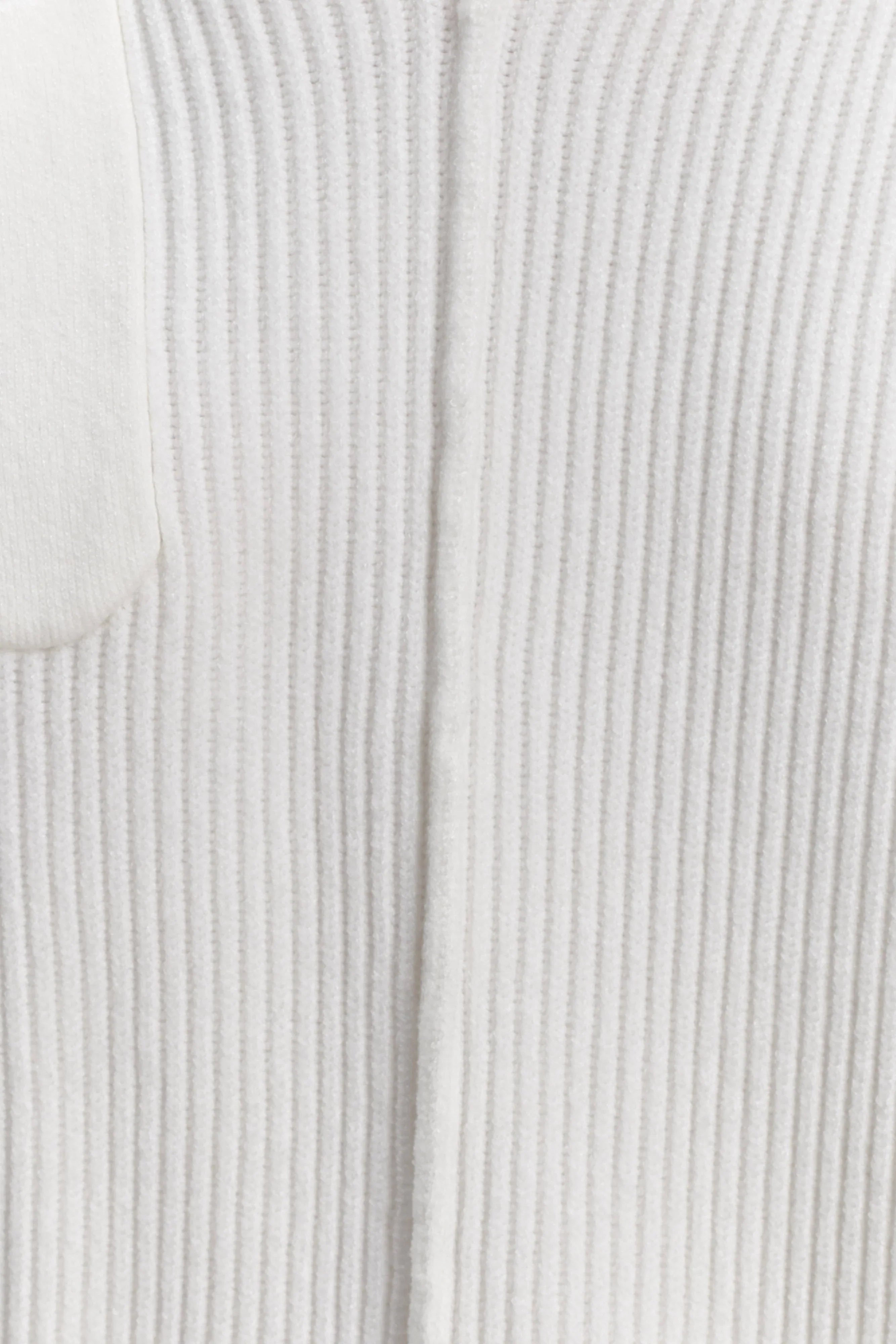 Bianka V Neck Knit Jumper Off White