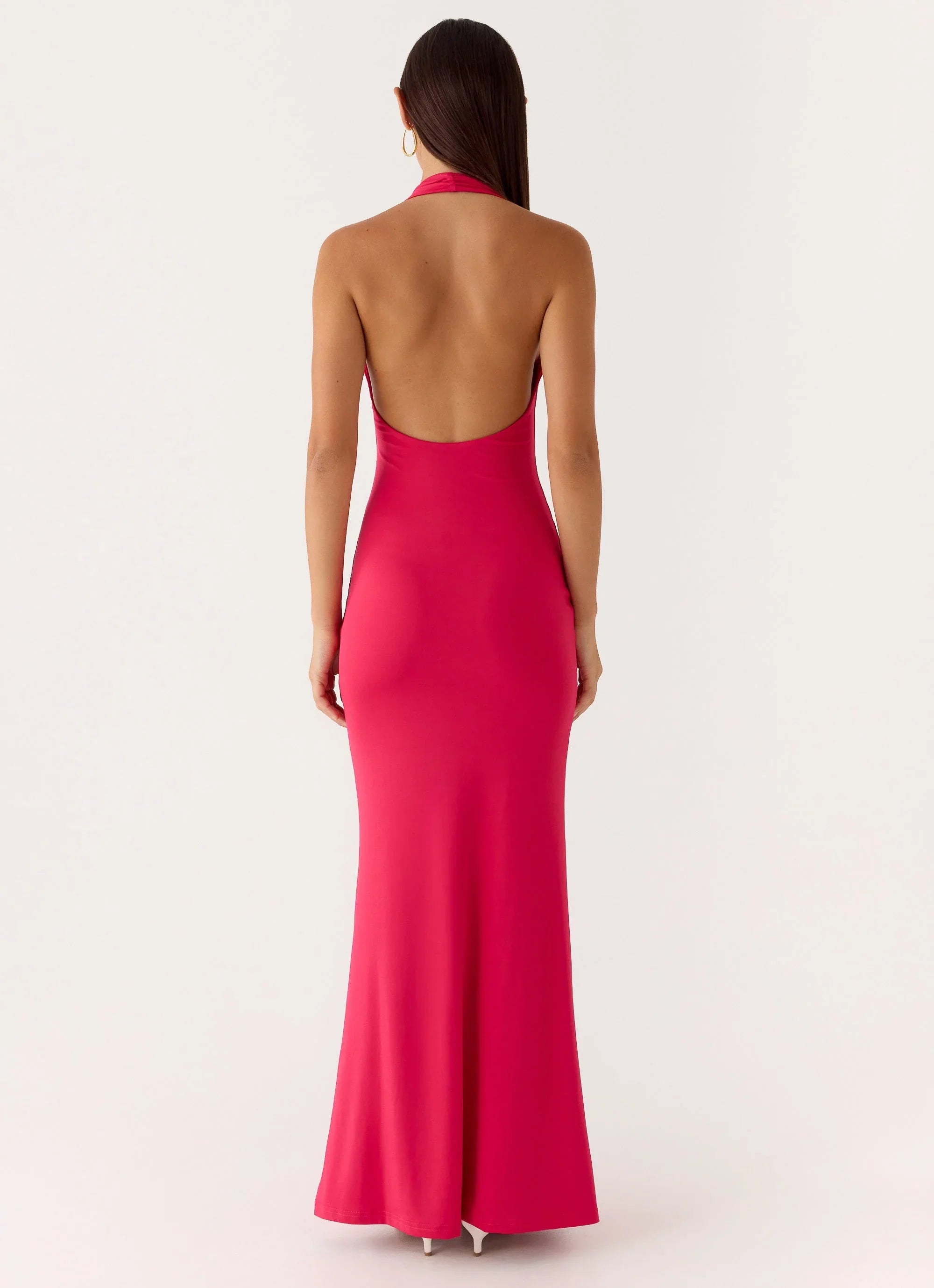 Emiliana Maxi Dress Red Magenta