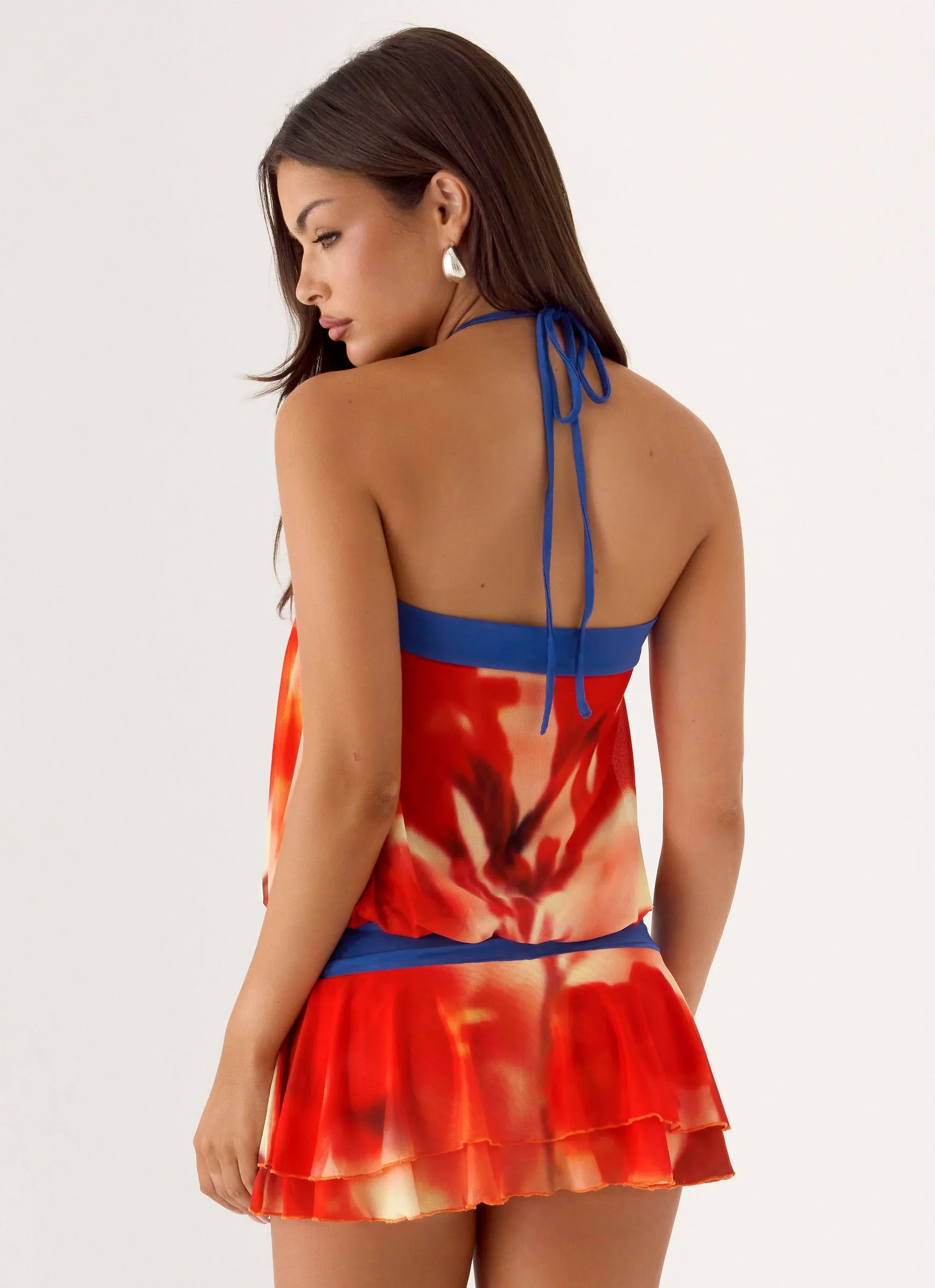 Telling You Mini Dress Sunburnt Petal