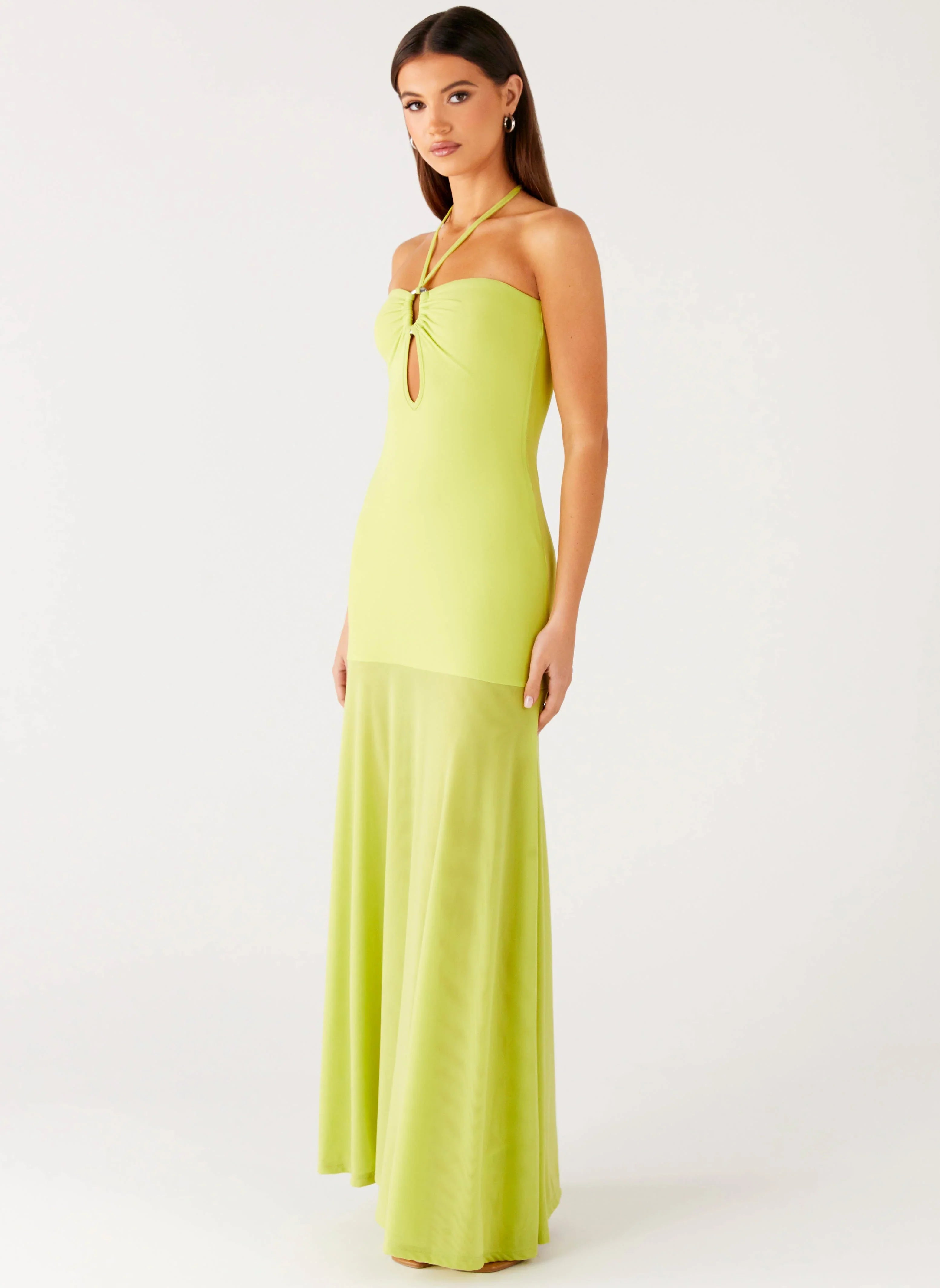 Claria Maxi Dress Lime
