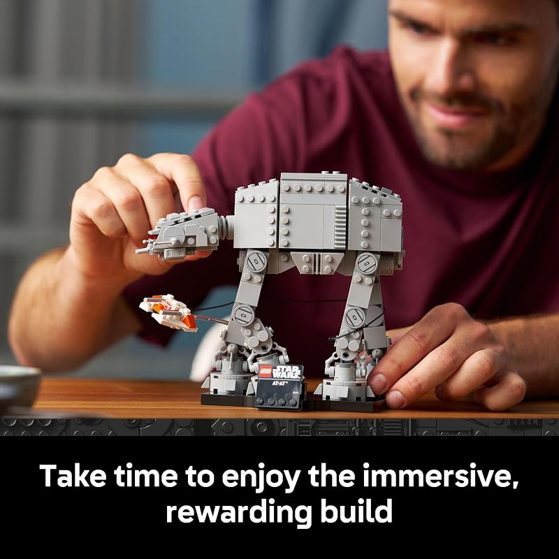 LEGO Star Wars AT AT Walker Building Set for Adults Ages 18 Collectible Room Decor for Office Bedroom or Book Shelf Activity for Men Women Movie Fans Gift Idea for Birthdays 75440