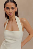 Amelita Suiting Halter Top Ivory