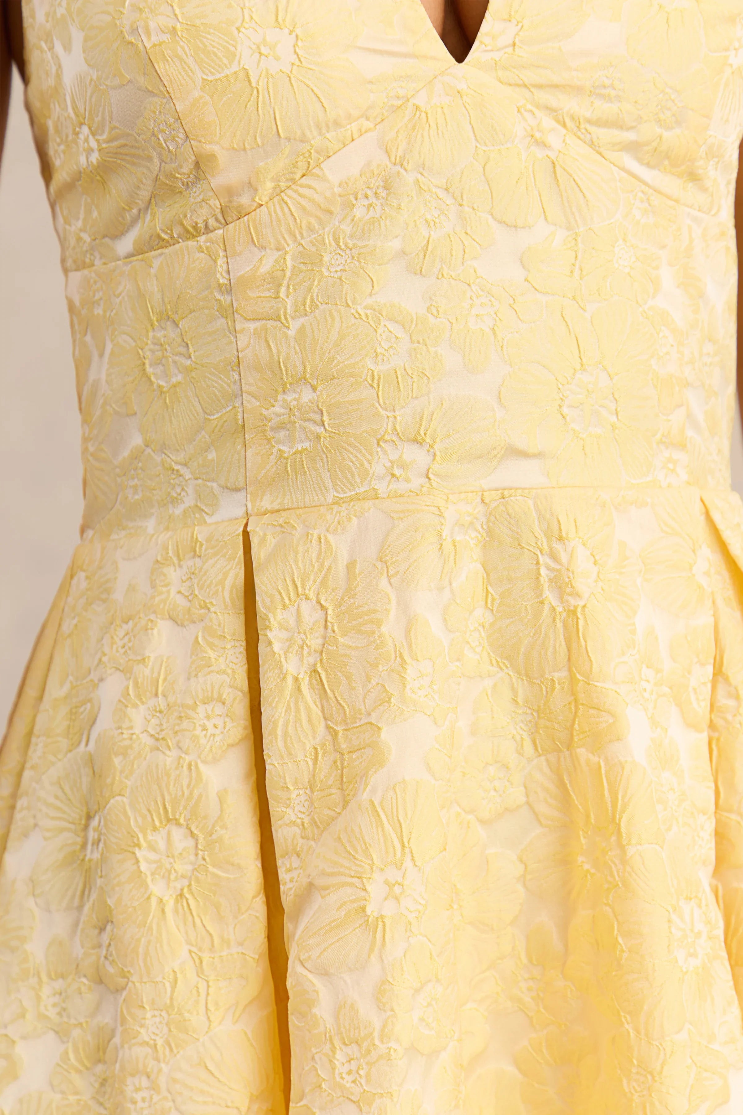 Nyomi Lemon Satin Halter Neck Midi Dress