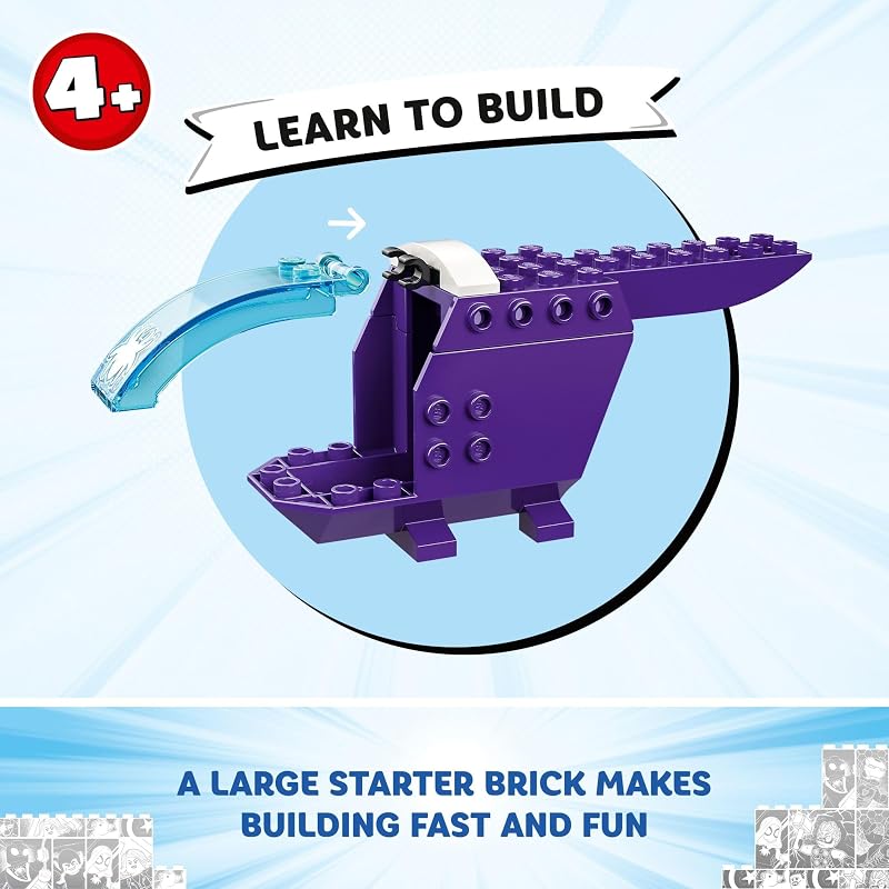 LEGO Marvel Team Spidey Web Spinner Headquarters Building Toy Pretend Play Spidey and His Amazing Friends Toys Playset for Boys Girls Ages 4 Years 3 Superhero Minifigures 10794