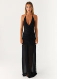 Louvre Maxi Dress Black