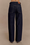 Mannon Mid Rise Denim Jeans Washed Indigo Blue