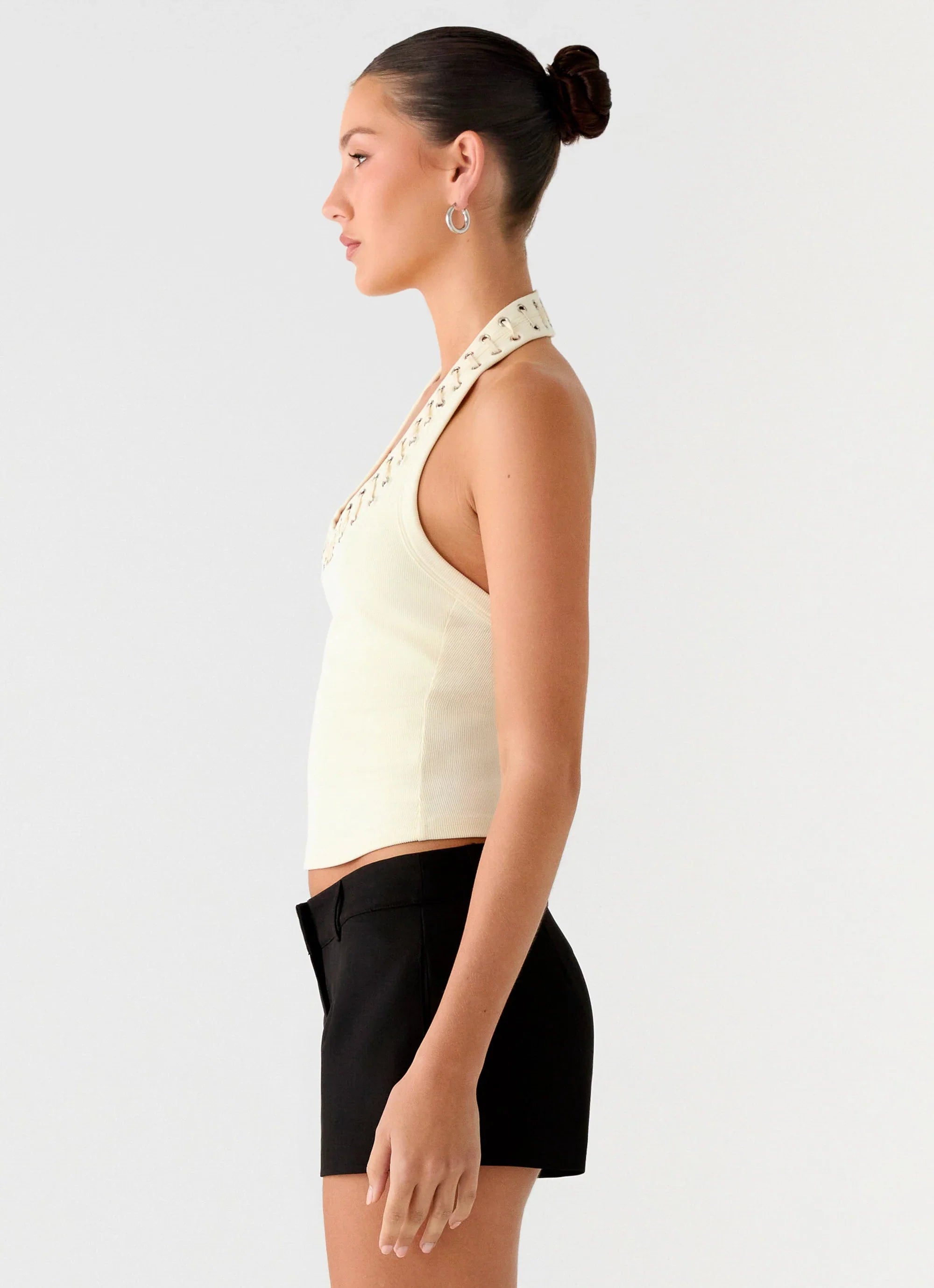 Scarla Halter Top Yellow