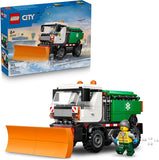 LEGO City Snowplow Truck Building Toy for Kids Pretend Play Vehicle for Boys Girls Ages 5 Toy Truck W Movable Plow Driver Minifigure Gift Idea for Birthdays 60490