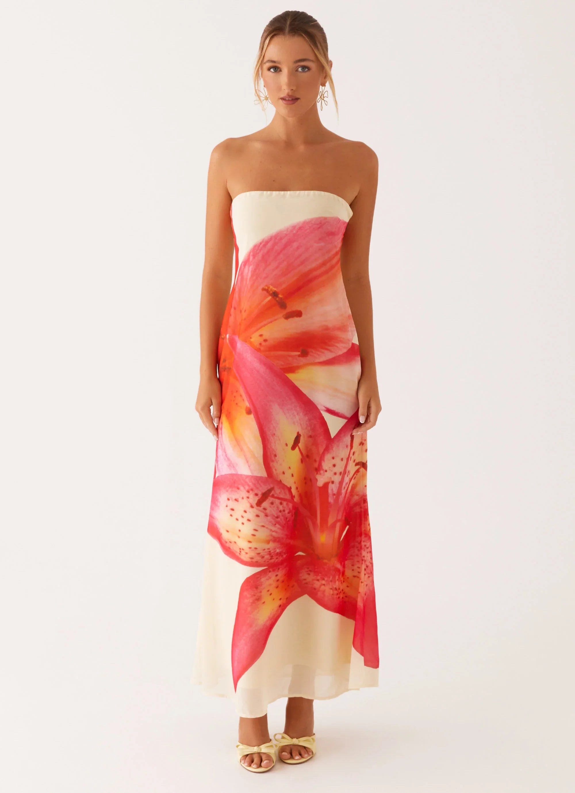 Darcy Maxi Dress Yellow Floral