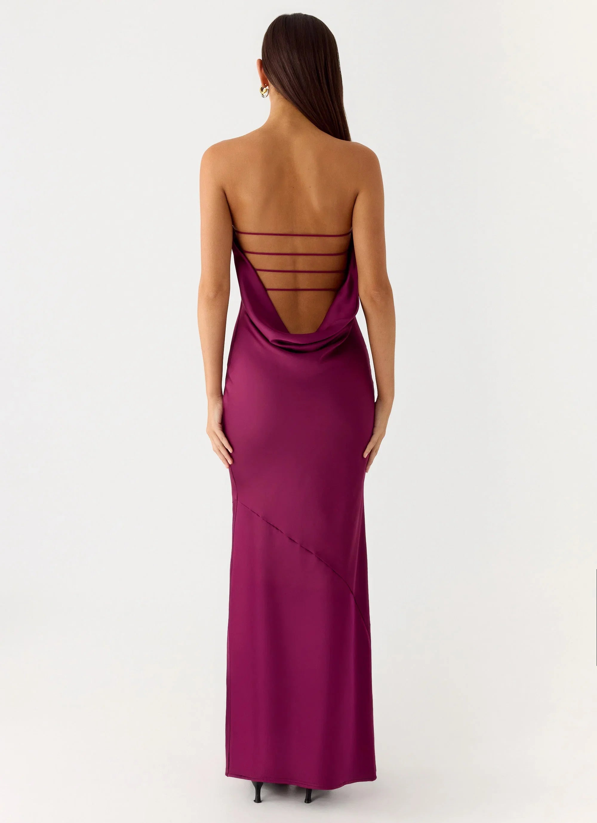 Endless Nights Maxi Dress Plum